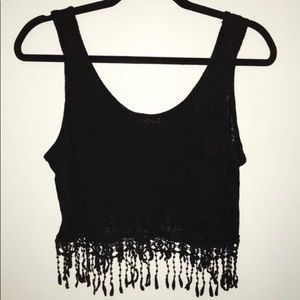 Black Crop Top